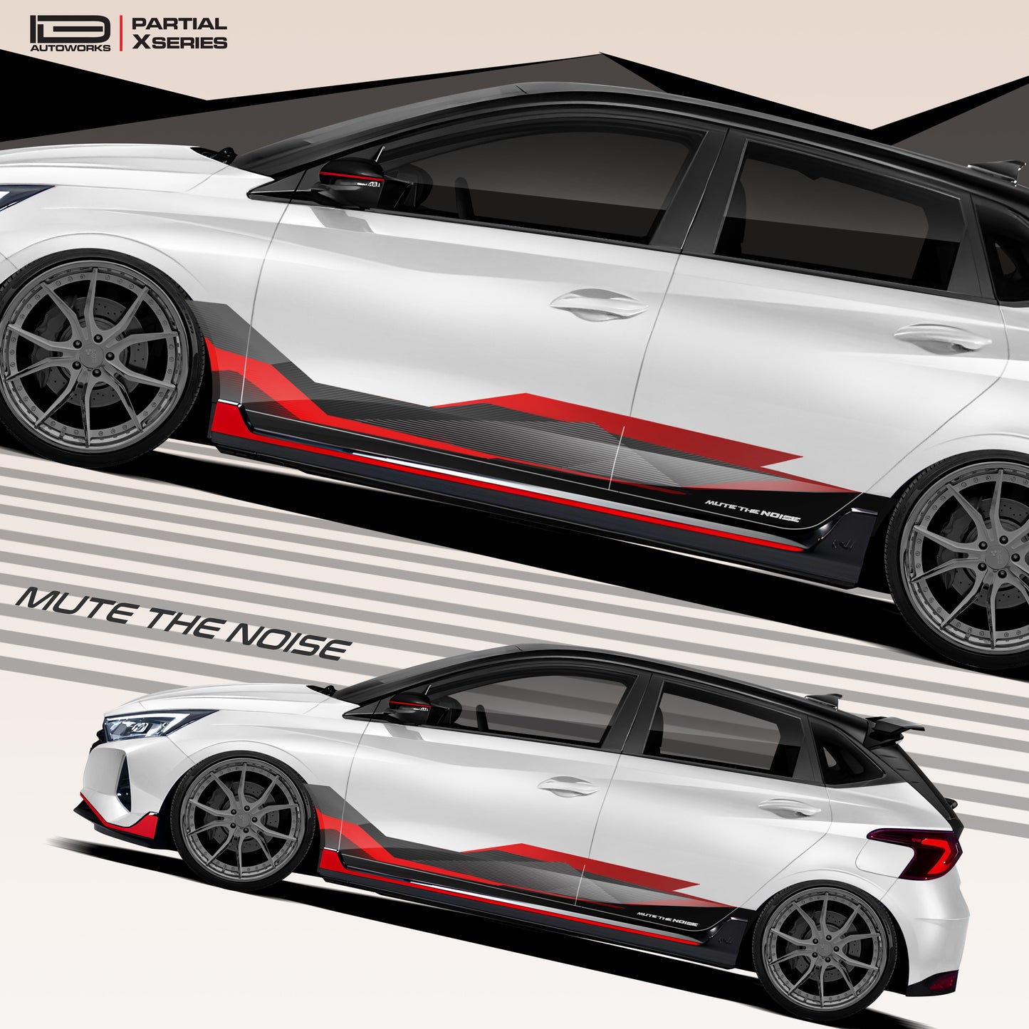 IDE Partial X Series – Mute The Noise Edition | Hyundai i20