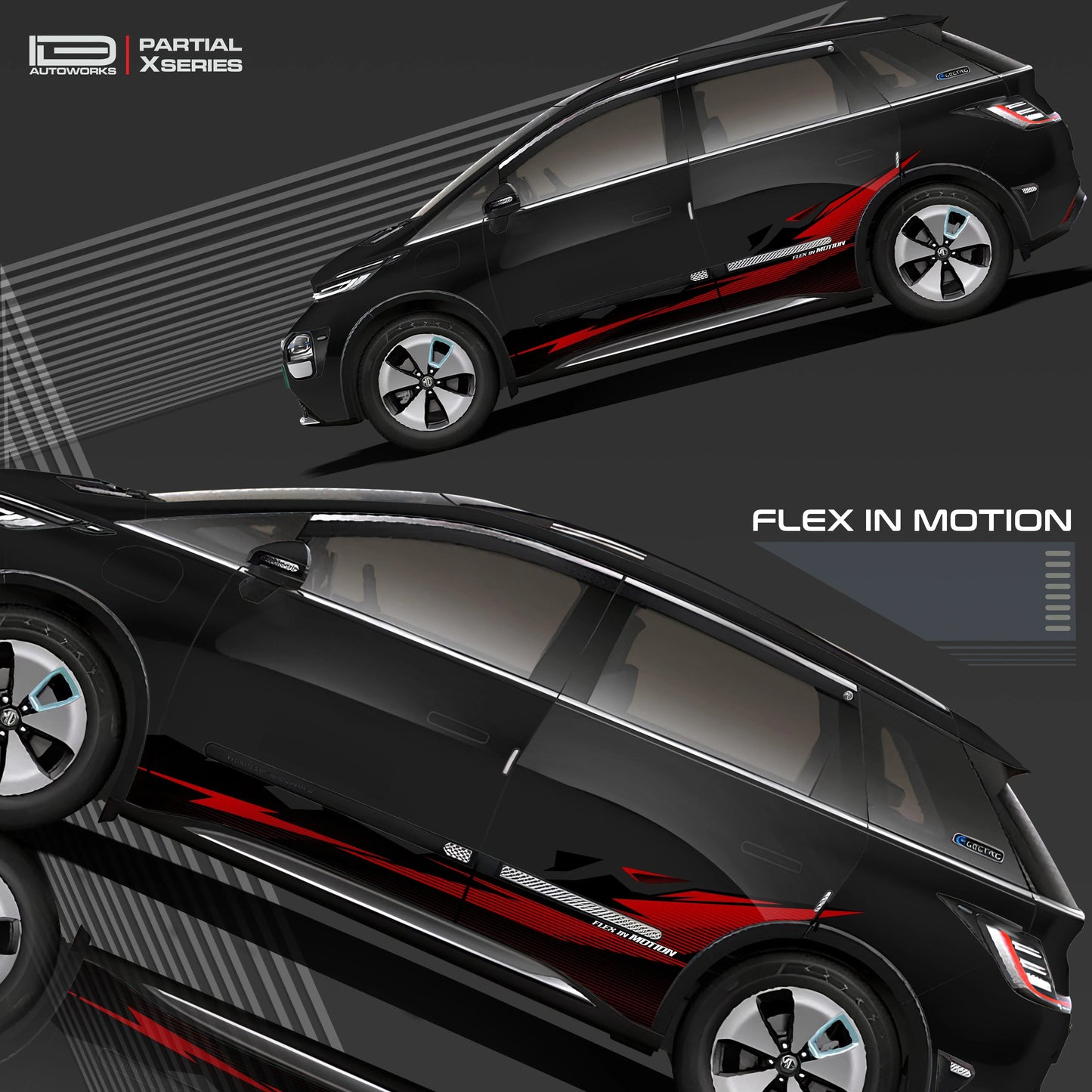 Flex in Motion Edition Graphics for MG Windsor black