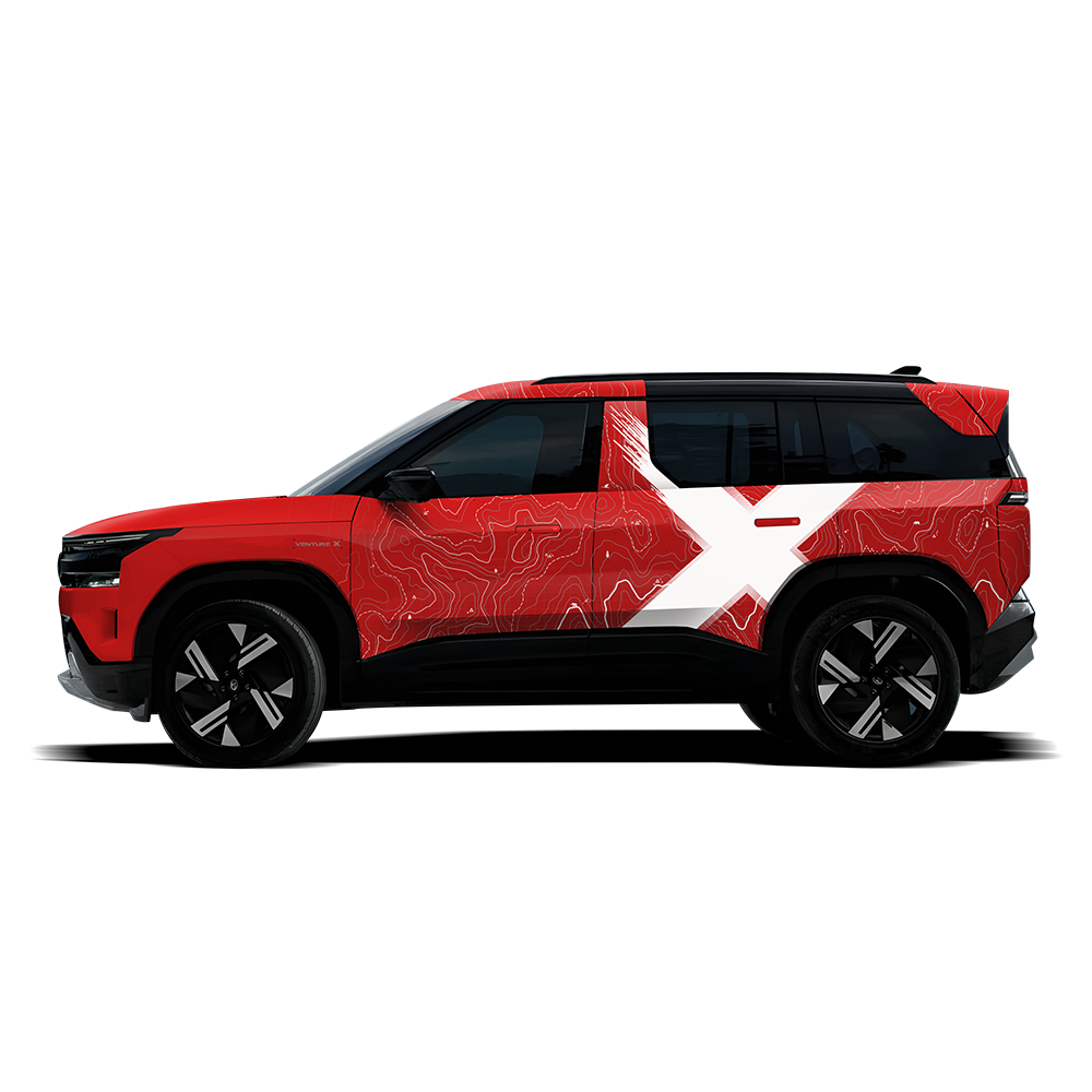 VentureX Edition Graphics for Tata Sierra IDE Graphics Series