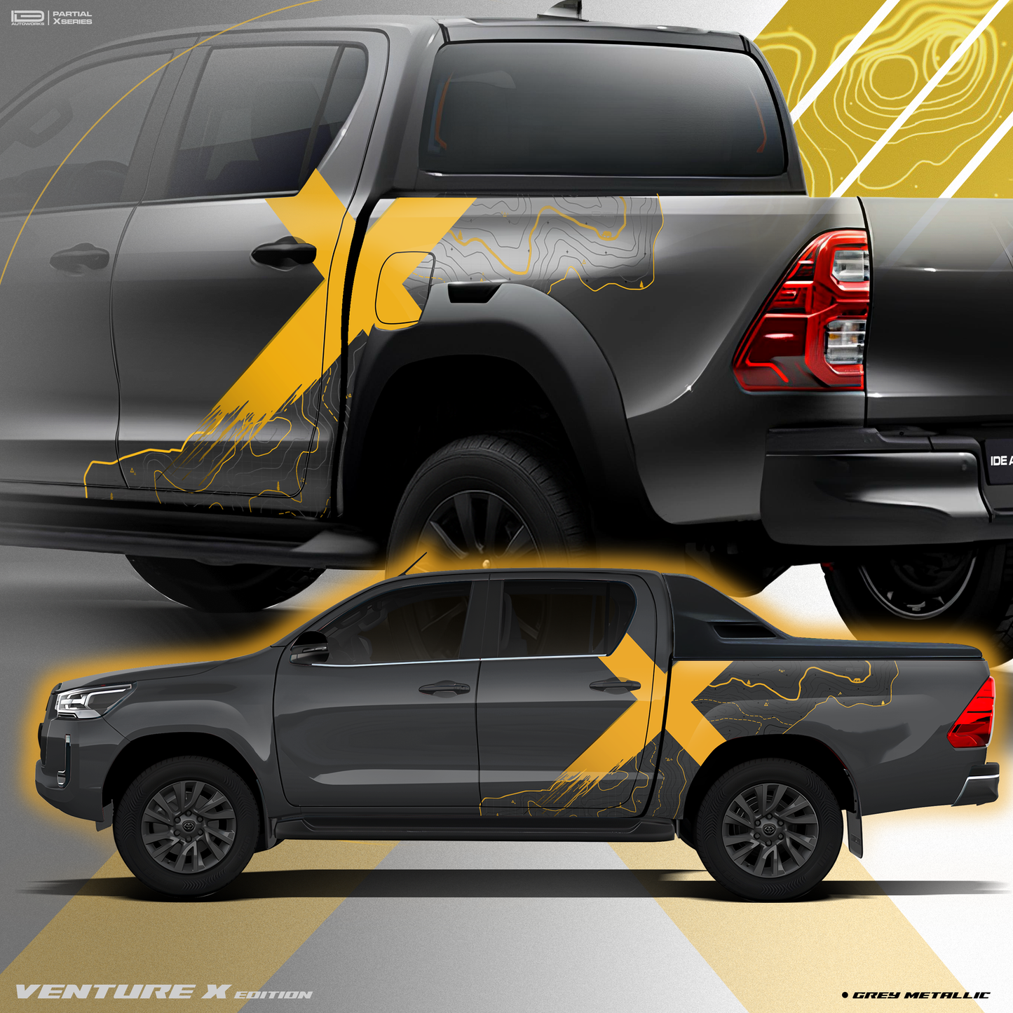 VentureX Edition Graphics for Toyota Hilux IDE Graphics Series 