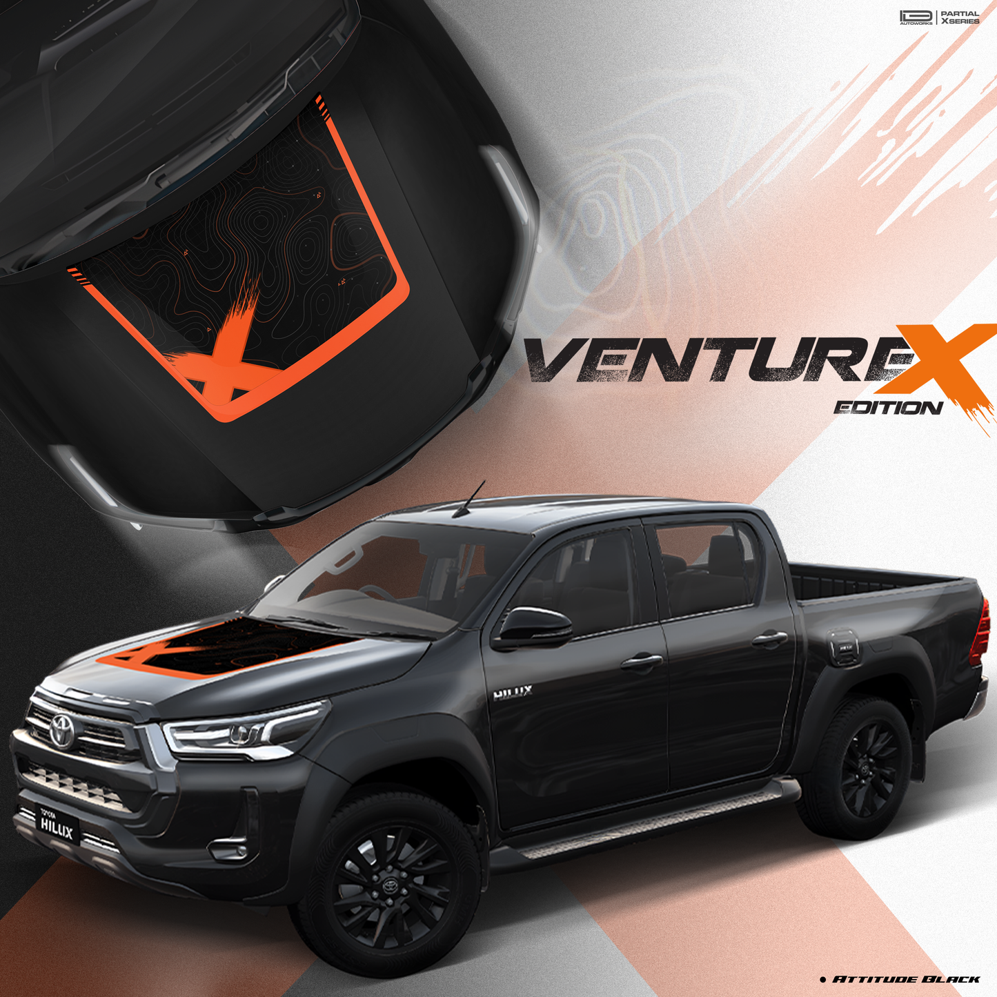 VentureX Edition Graphics for Toyota Hilux IDE Graphics Series