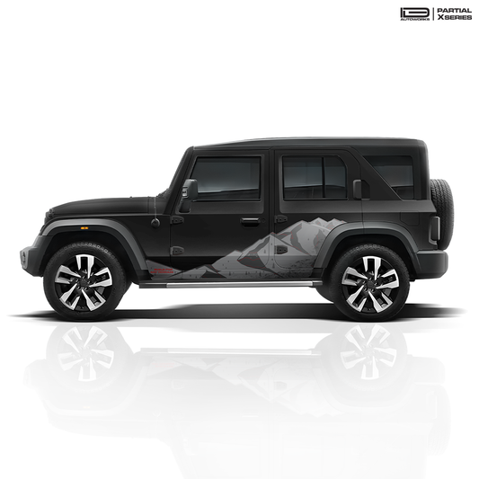 Alpha Overland edition for the Mahindra Thar Roxx black