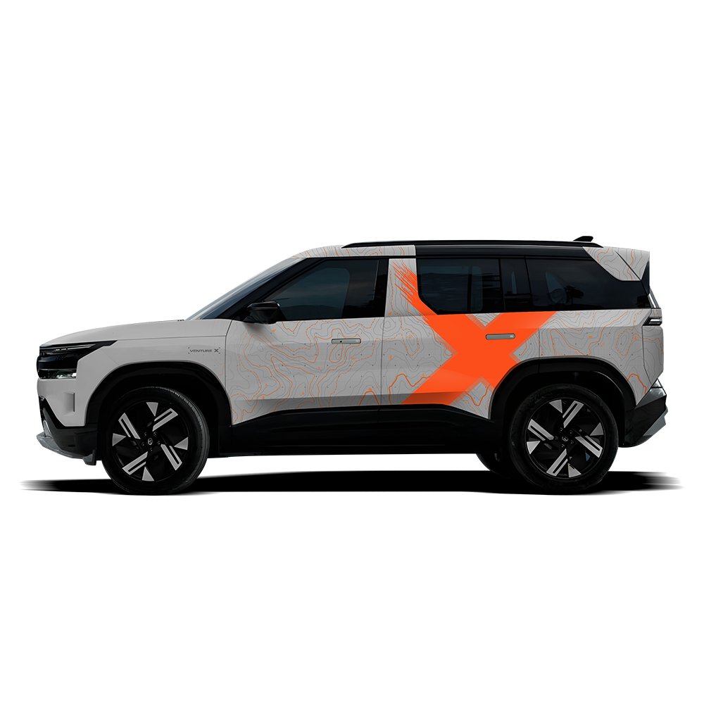 VentureX Edition Graphics for Tata Sierra IDE Graphics Series