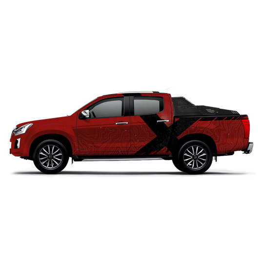 VentureX Edition Graphics for Isuzu V Cross Red
