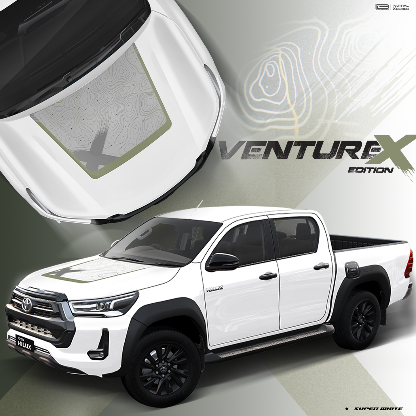 VentureX Edition Graphics for Toyota Hilux IDE Graphics Series