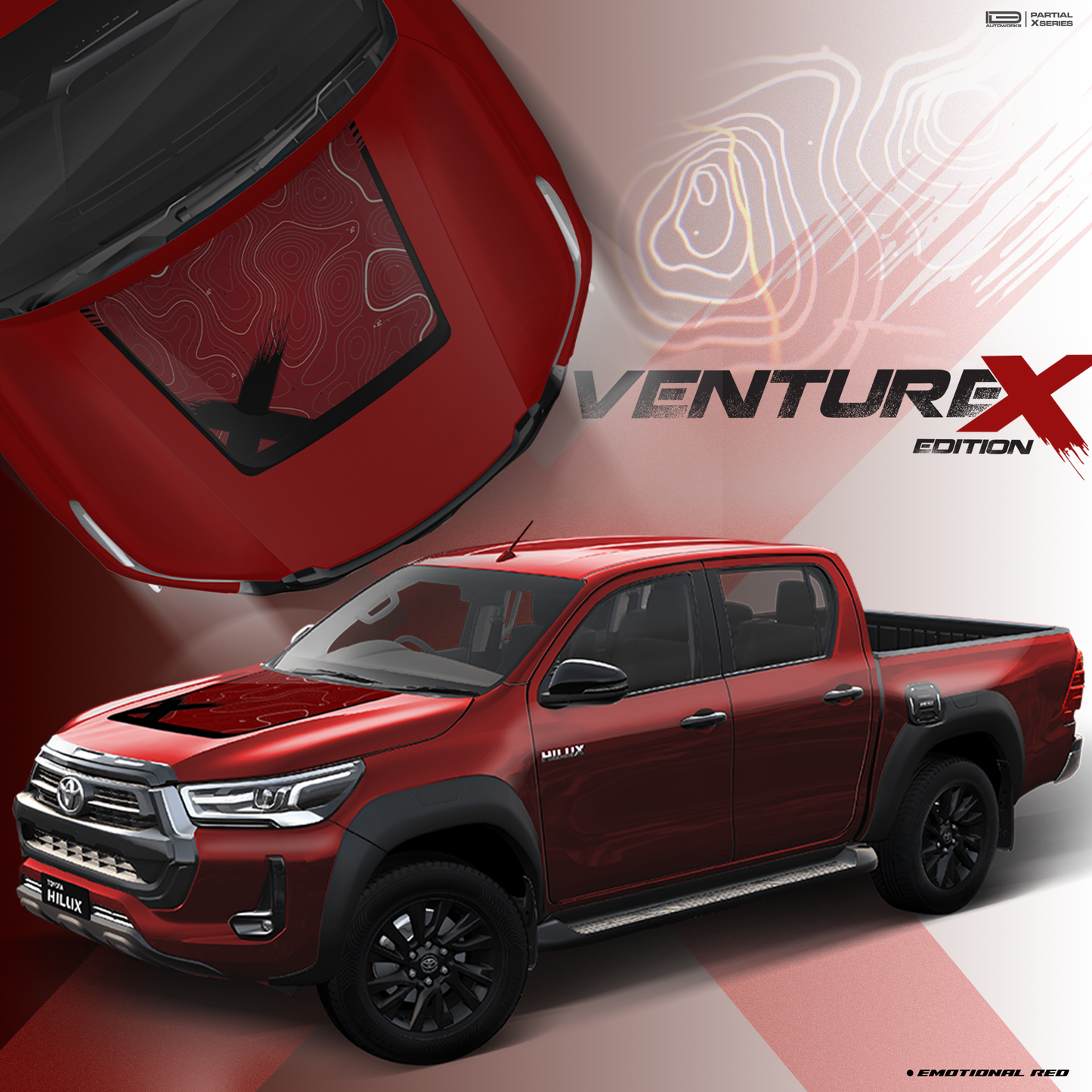 VentureX Edition Graphics for Toyota Hilux IDE Graphics Series