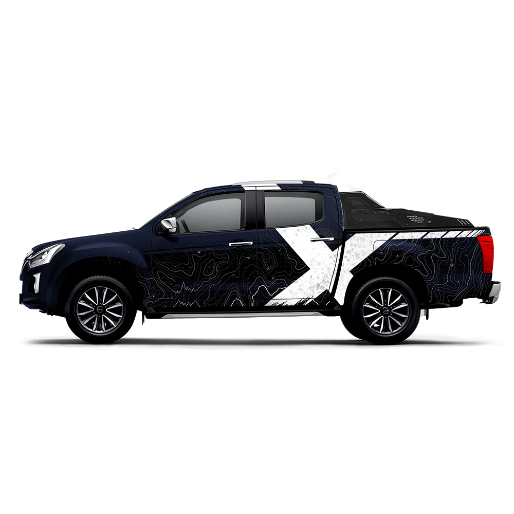 VentureX Edition Graphics for Isuzu V Cross Blue