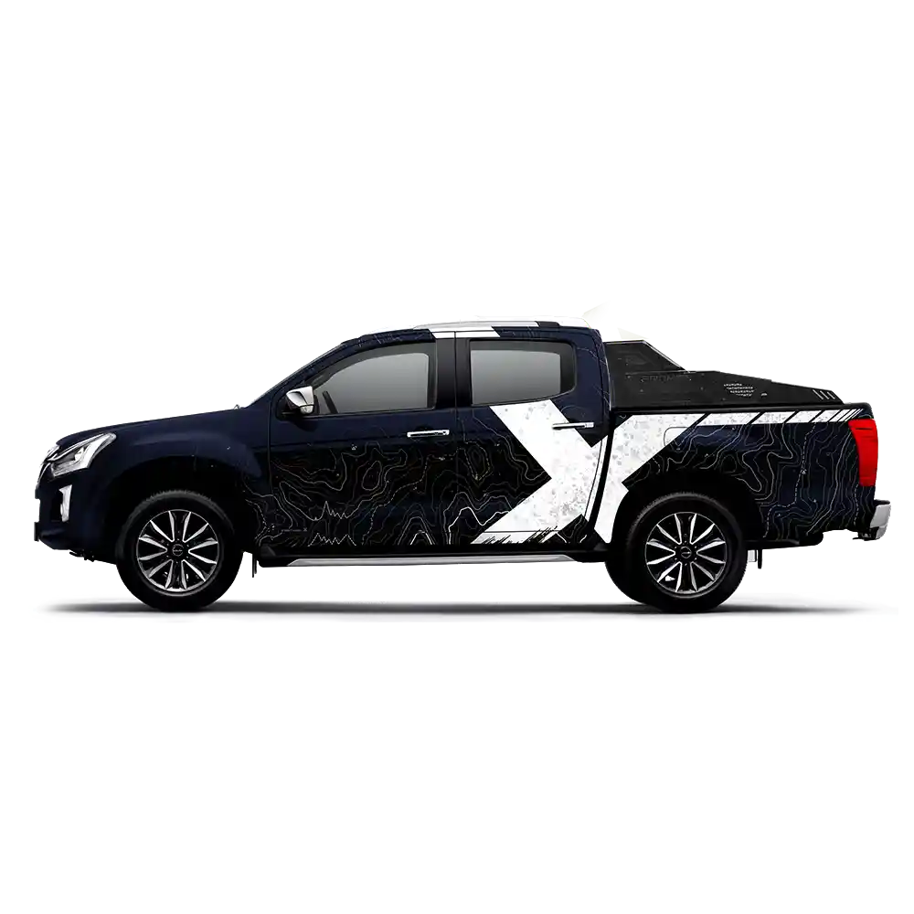 VentureX Edition Graphics for Isuzu V Cross Red