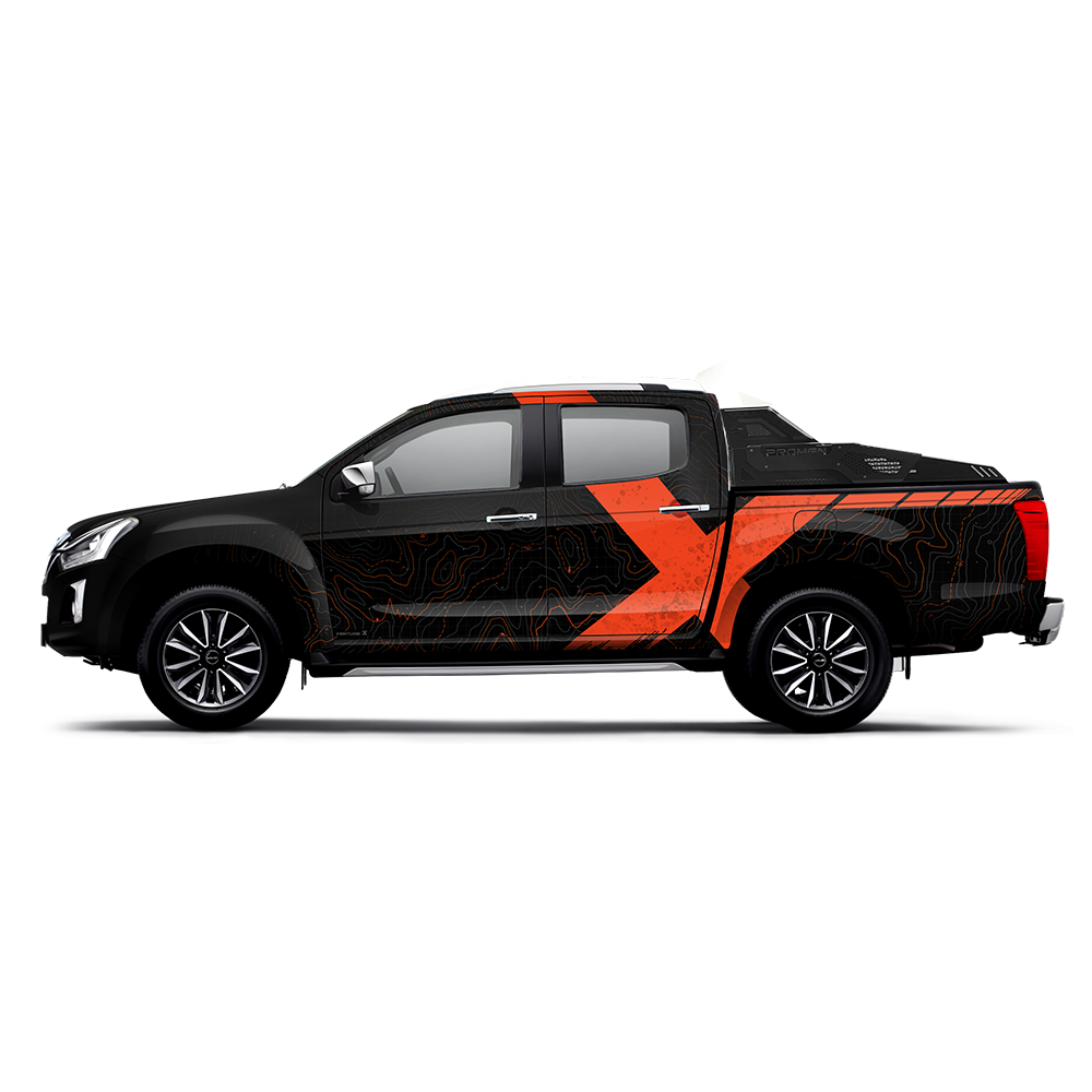 VentureX Edition Graphics for Isuzu V Cross Black