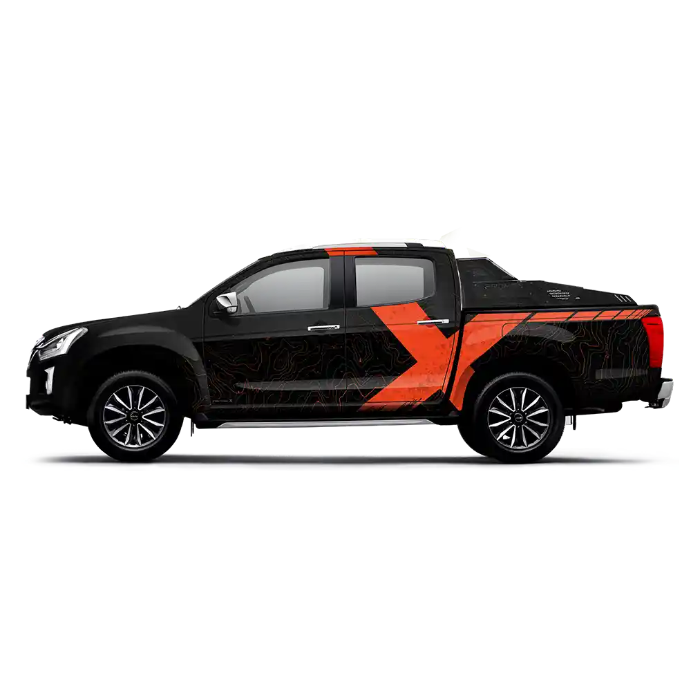 VentureX Edition Graphics for Isuzu V Cross Red