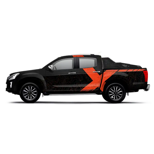 VentureX Edition Graphics for Isuzu V Cross Red
