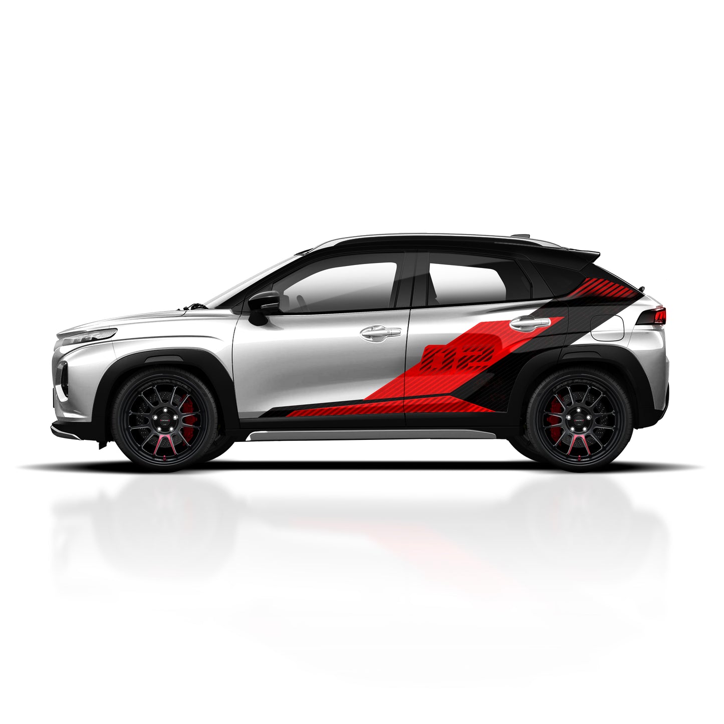 IDE PARTIAL X SERIES - Pace Edition for MARUTI SUZUKI Fronx (Arctic White)