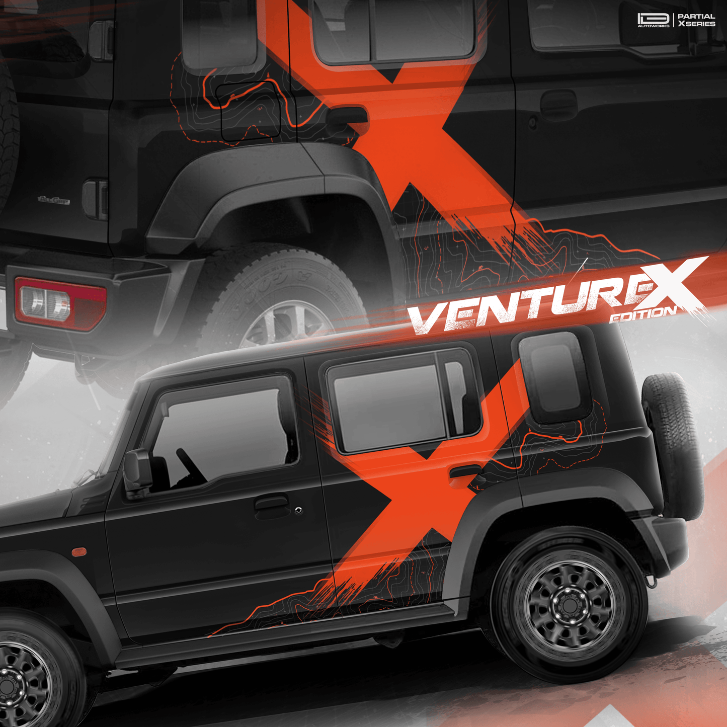 VentureX Edition Graphics for Maruti Jimny