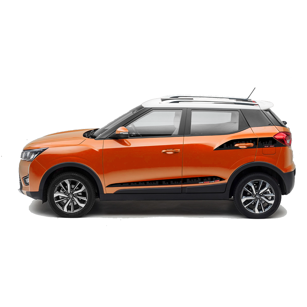 IDE GRAPHICS SERIES - Lifestyle Edition for Mahindra XUV 300 /2023-Present (Sunburst Orange)