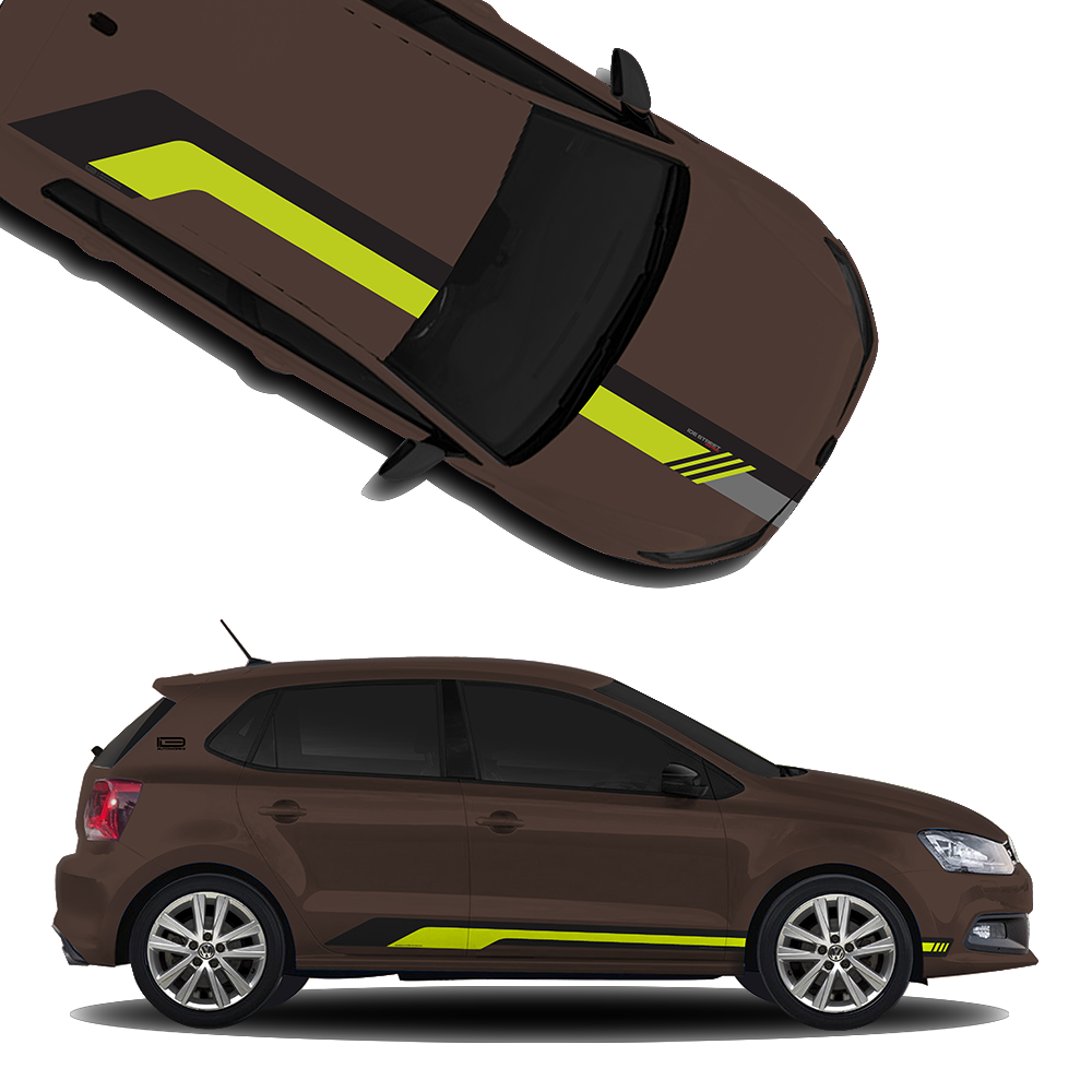 IDE GRAPHICS SERIES - Street Edition for Volkswagen Polo (Coffee Brown)