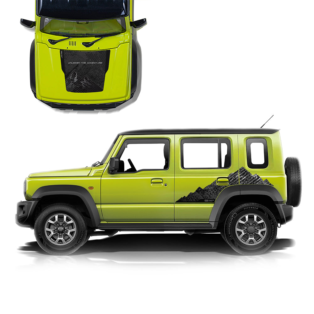 IDE GRAPHICS SERIES - Adventure Edition for Maruti Suzuki Jimny (Kinetic yellow)