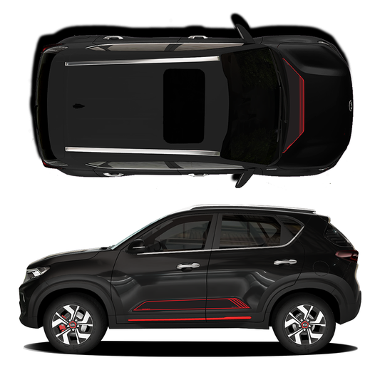 IDE GRAPHICS SERIES - Magnum Edition for KIA Sonet /2020-present (Aurora Pearl Black)