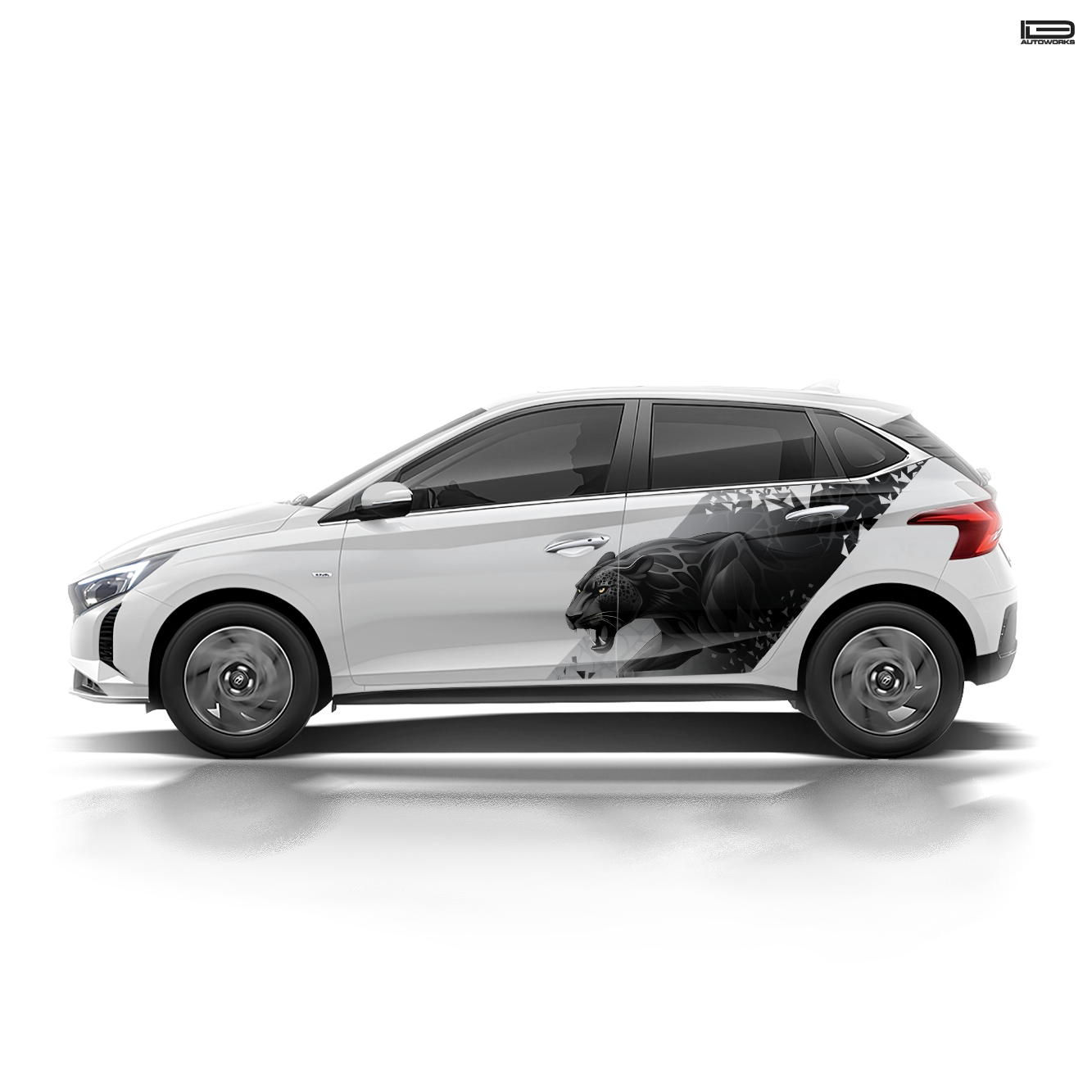 IDE PARTIAL X SERIES - Panther Edition for Hyundai i20 (Polar White)