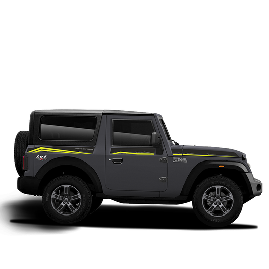 IDE GRAPHICS SERIES - Trailblazer Edition for Mahindra THAR /2020-Present  (Deep Grey)