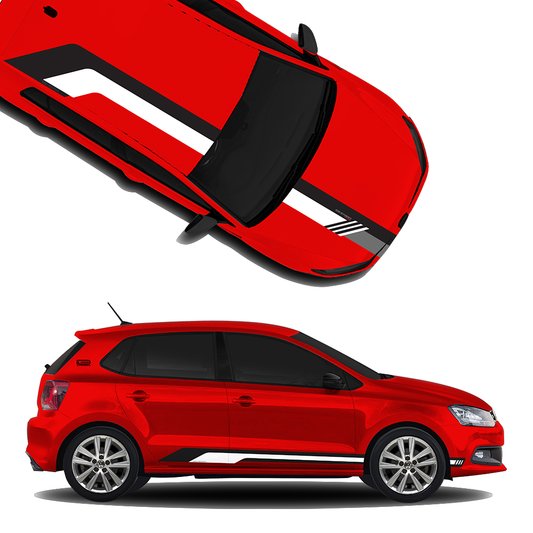 IDE GRAPHICS SERIES - Street Edition for Volkswagen Polo (Flash Red)