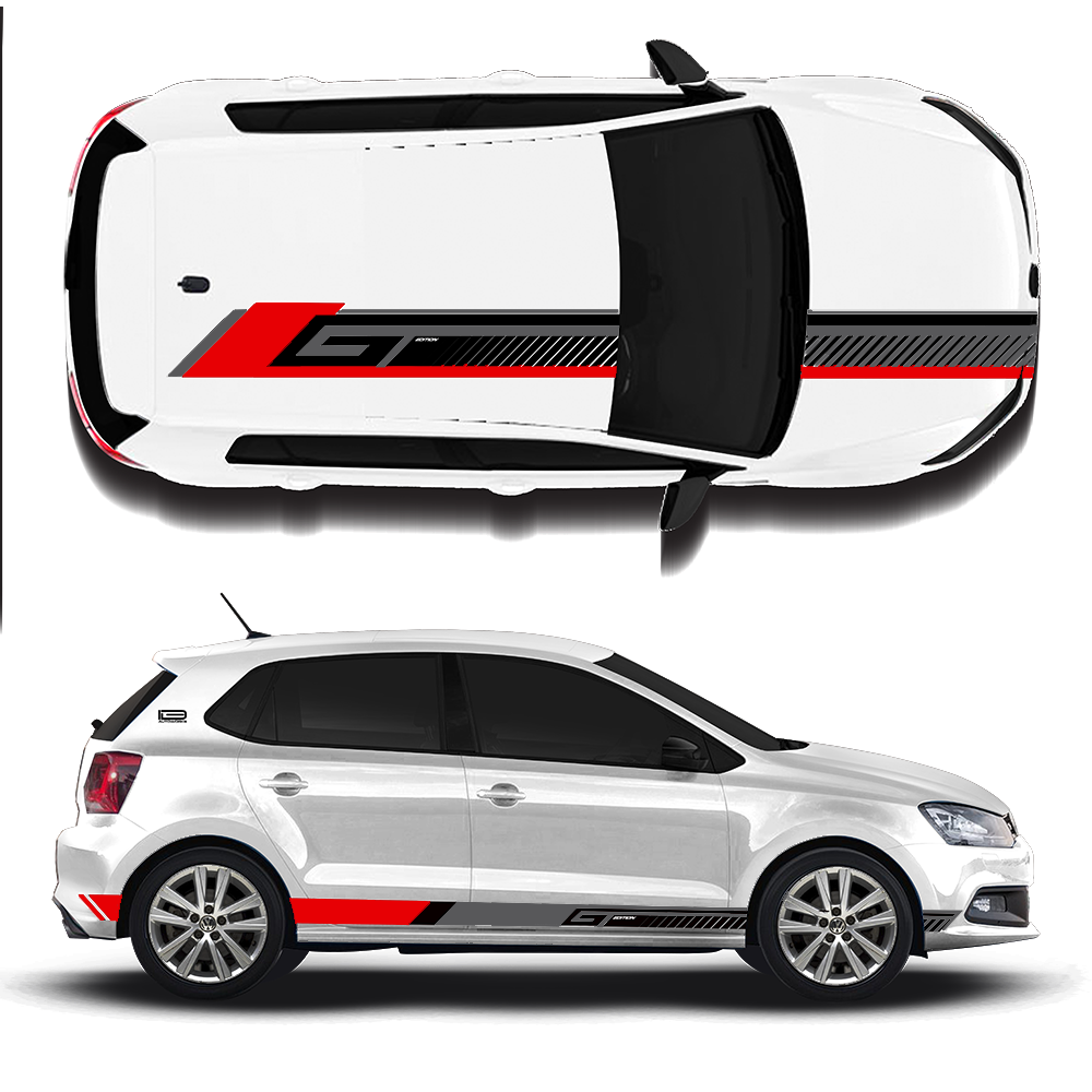 IDE GRAPHICS SERIES / GT EDITION / VW / POLO (Candy White)