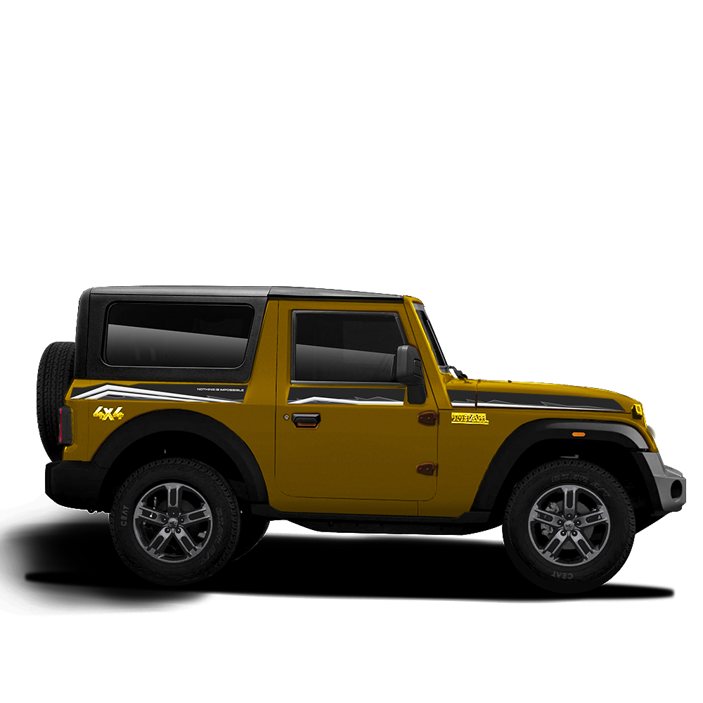 IDE GRAPHICS SERIES - Trailblazer Edition for Mahindra THAR /2020-Present  (Blazing Bronze)