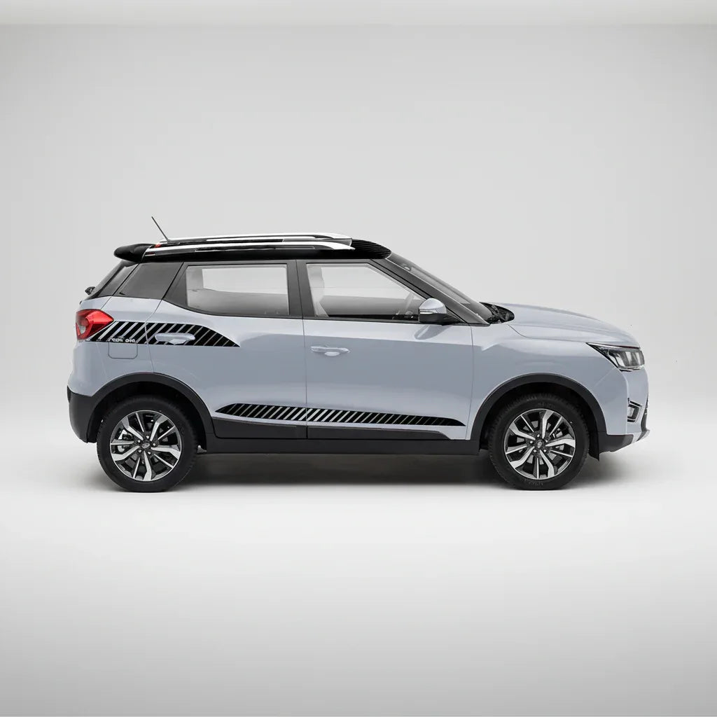 Energetic Edition Graphics for Mahindra XUV 300 silver