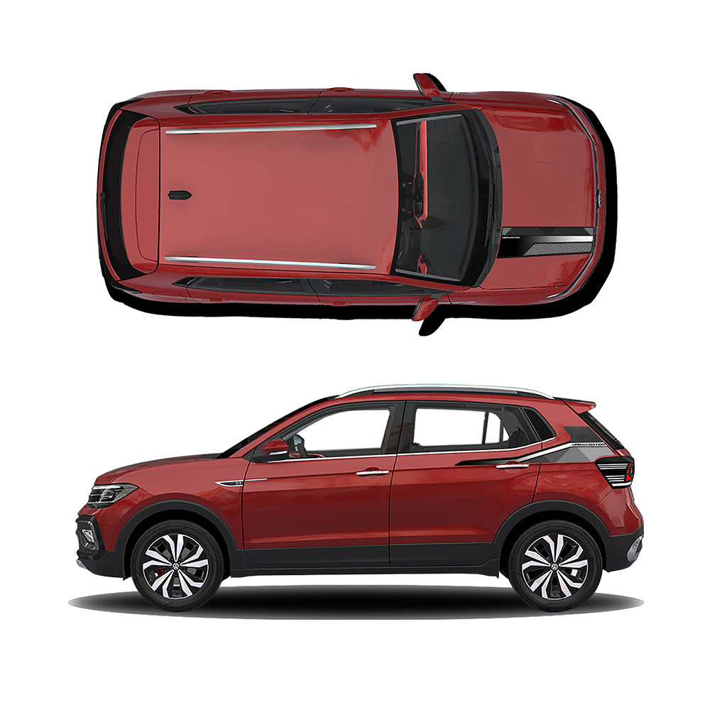 IDE GRAPHICS SERIES - Urban Edition for Volkswagen Taigun (Wild Cherry Red)