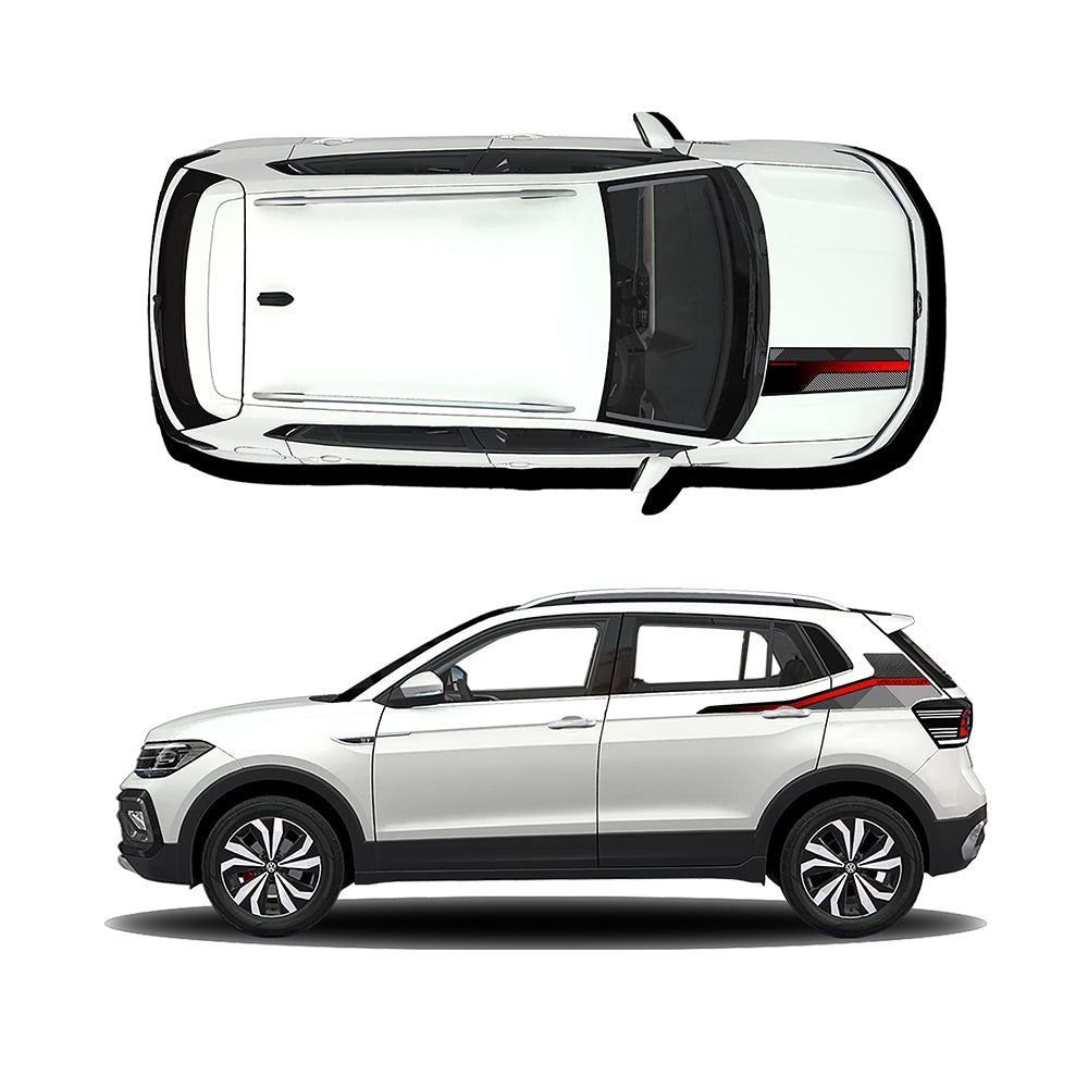 IDE GRAPHICS SERIES - Urban Edition for Volkswagen Taigun (Candy White)