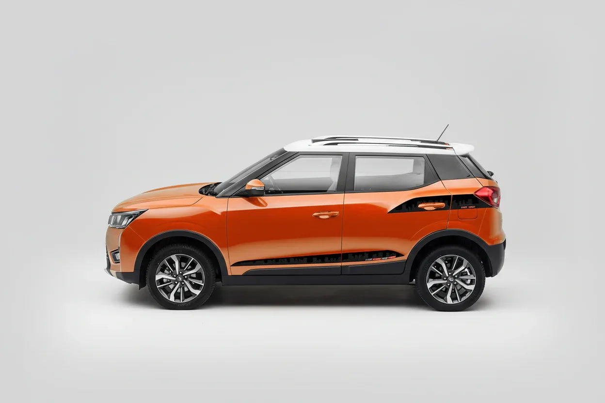 Lifestyle Edition Graphics for Mahindra XUV 300 orange