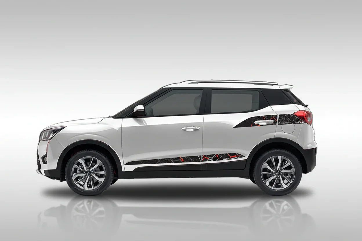 Beatrix Edition Graphics for Mahindra XUV 300 white