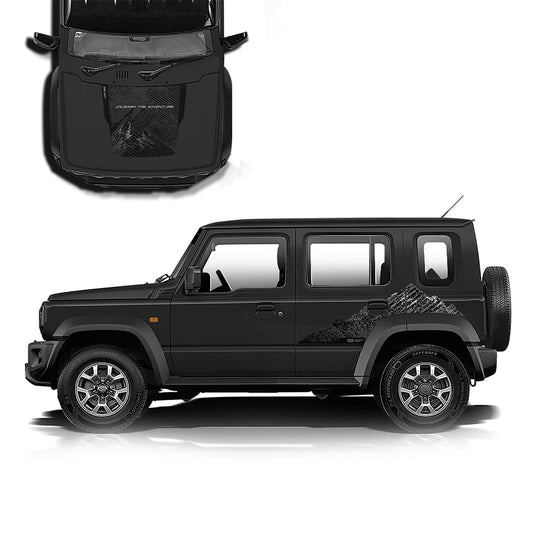 IDE GRAPHICS SERIES - Adventure Edition for Maruti Suzuki Jimny (Granite Gray)