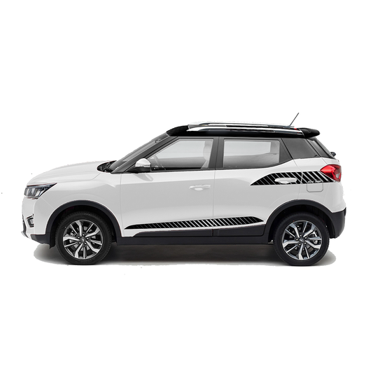 IDE GRAPHICS SERIES -  Energetic Edition for Mahindra XUV 300 /2023-Present  (Pearl White)