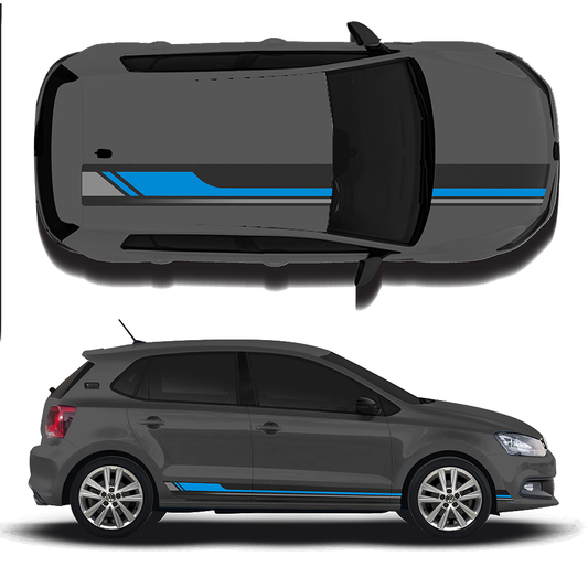 IDE GRAPHICS SERIES - Track Edition for Volkswagen Polo (Carbon Steel)