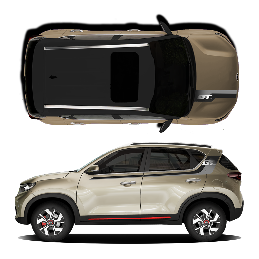 IDE GRAPHICS SERIES / GT EDITION / KIA / SONET (Beige Gold)