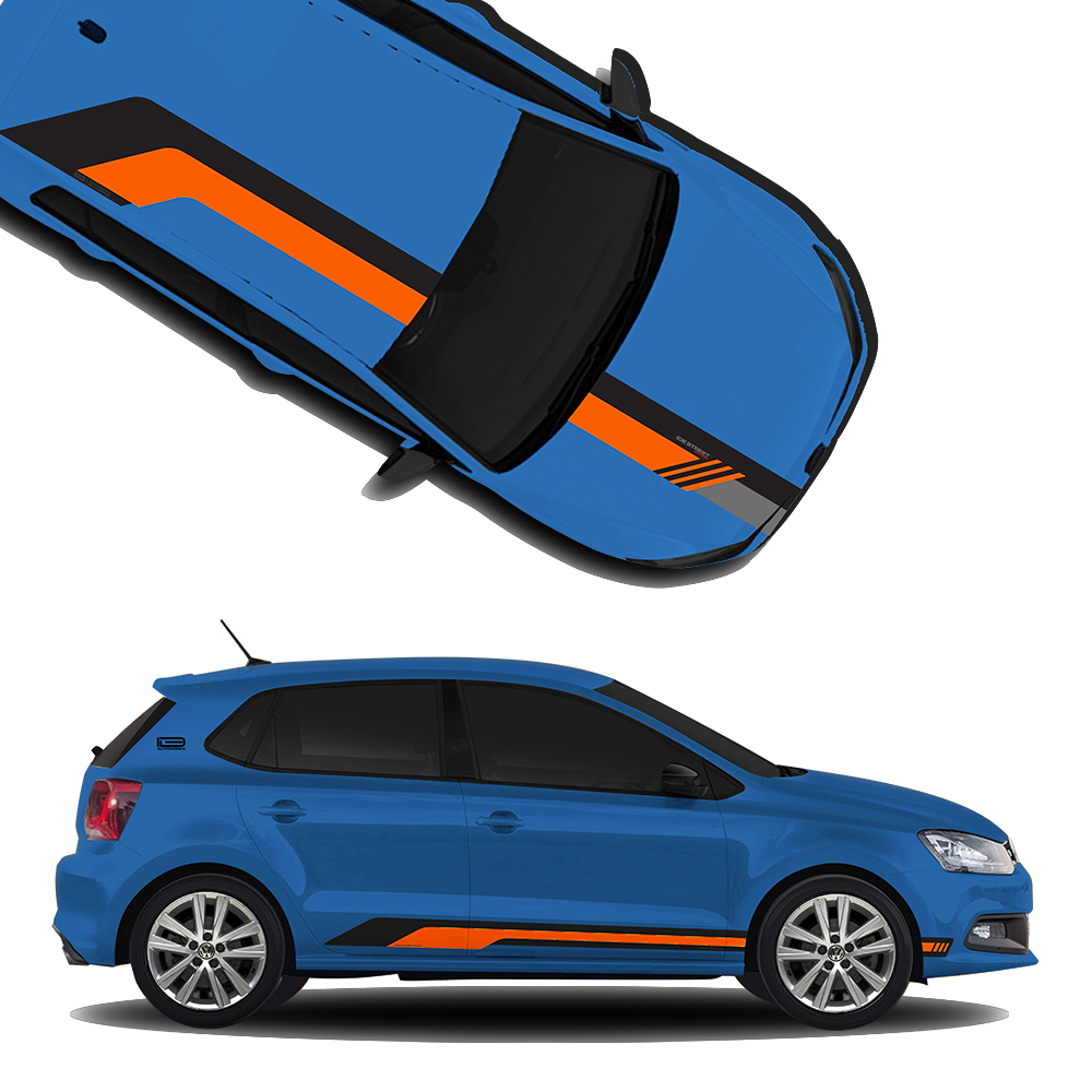 IDE GRAPHICS SERIES - Street Edition for Volkswagen Polo (Lapiz Blue)