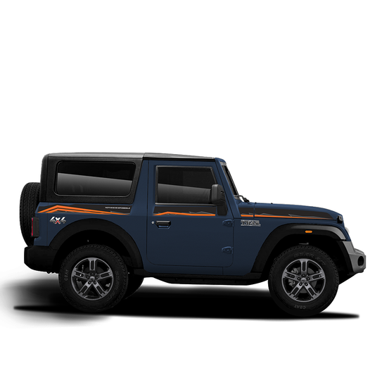 IDE GRAPHICS SERIES - Trailblazer Edition for Mahindra THAR /2020-Present (Aquamarine)