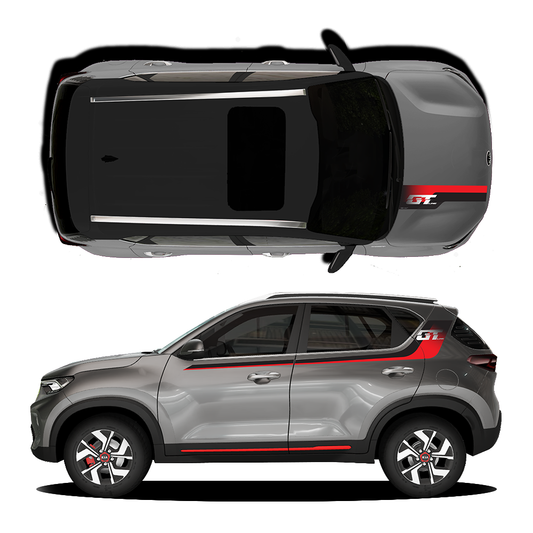 IDE GRAPHICS SERIES / GT EDITION / KIA / SONET (Steel Silver)