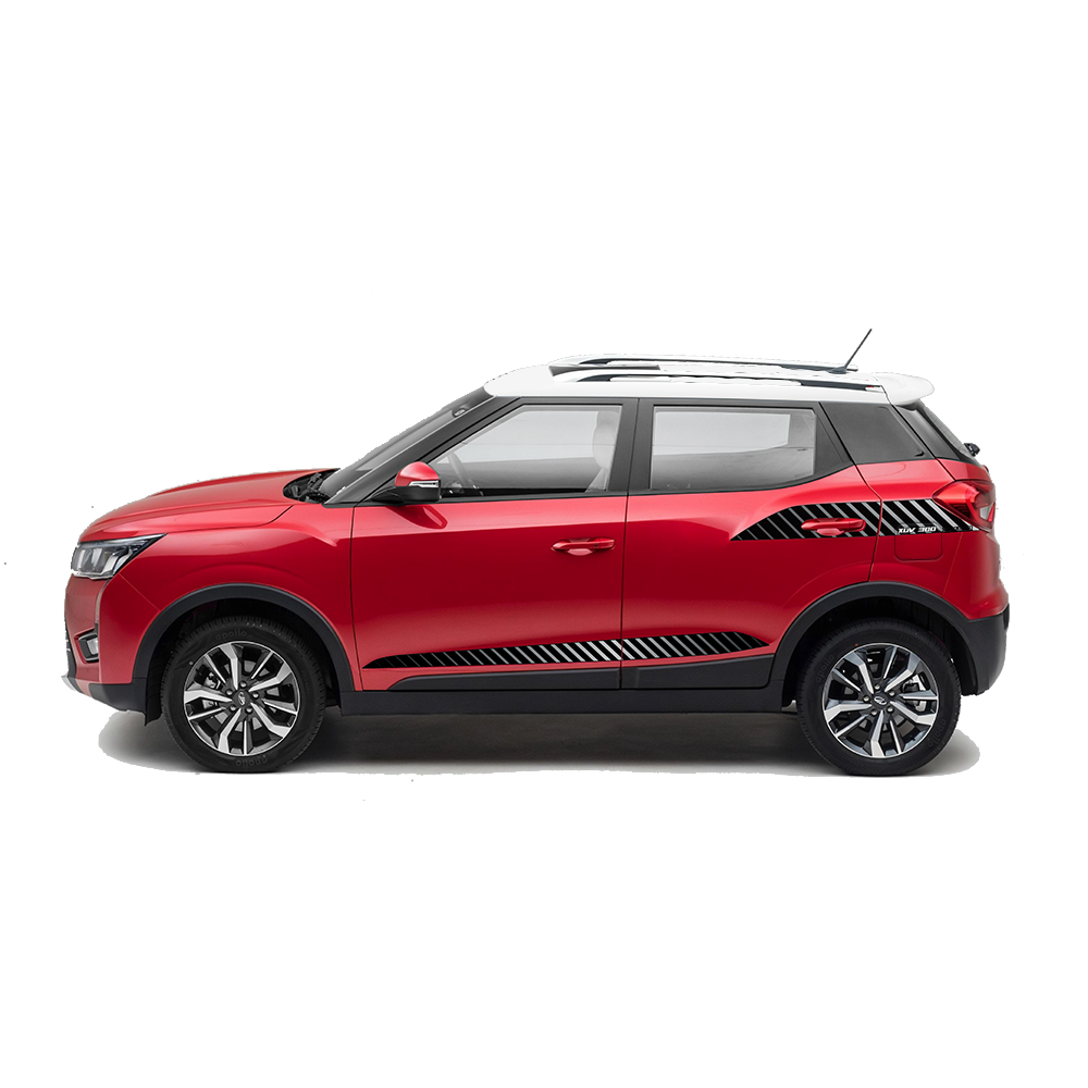 IDE GRAPHICS SERIES -  Energetic Edition for Mahindra XUV 300 /2023-Present  (Red Rage)