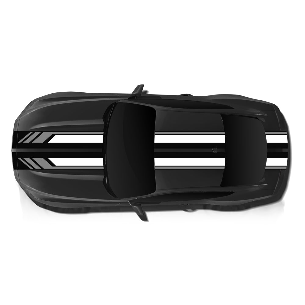 IDE PREMIUM GRAPHICS SERIES - Cascade Edition Top for Ford Mustang (Shadow Black)