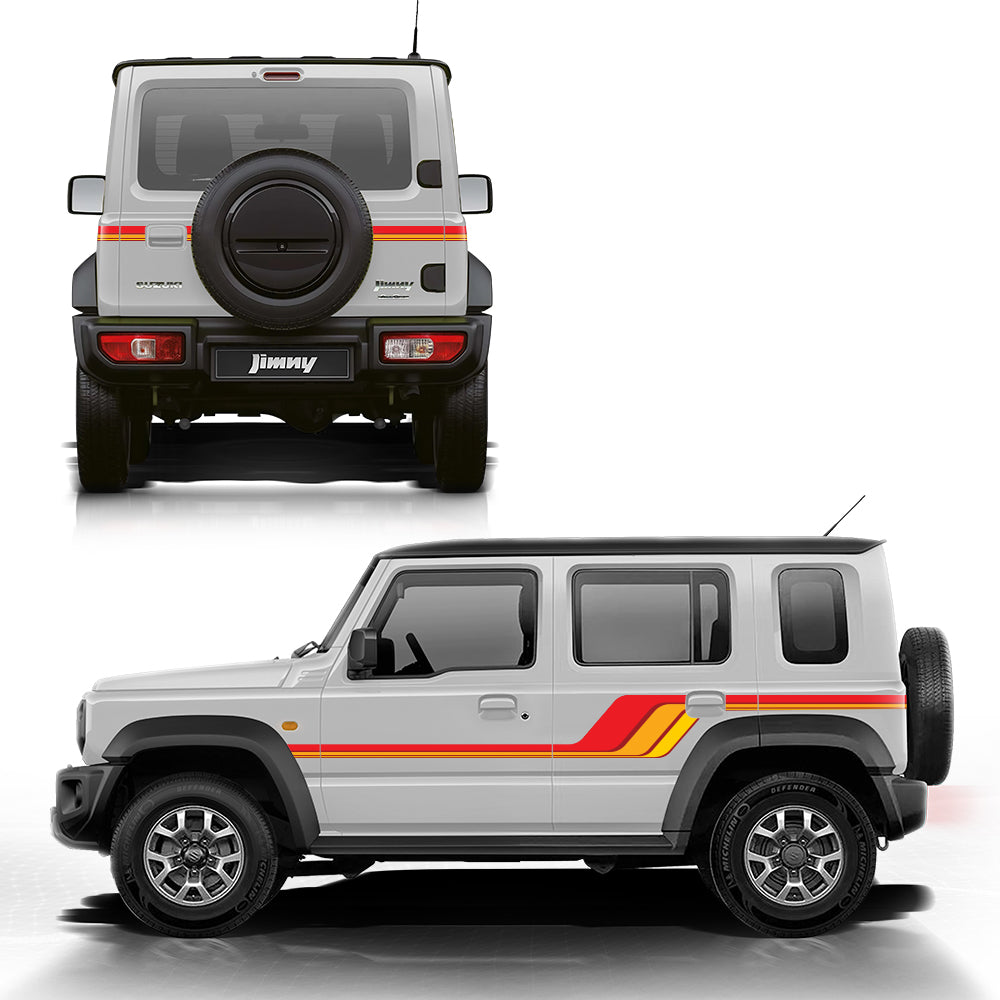 IDE GRAPHICS SERIES - Baroque Edition for Maruti Suzuki Jimny (Pearl Arctic White)