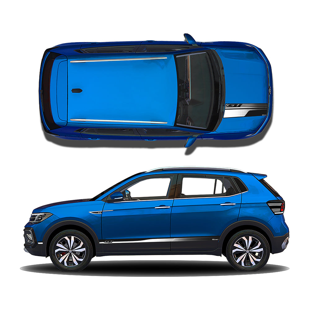 IDE GRAPHICS SERIES - GT Edition for Volkswagen Taigun (Rising Blue)