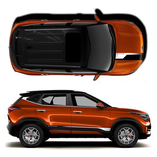 IDE GRAPHICS SERIES - Magnum Edition for KIA Seltos /2019-2023 (Punchy Orange)