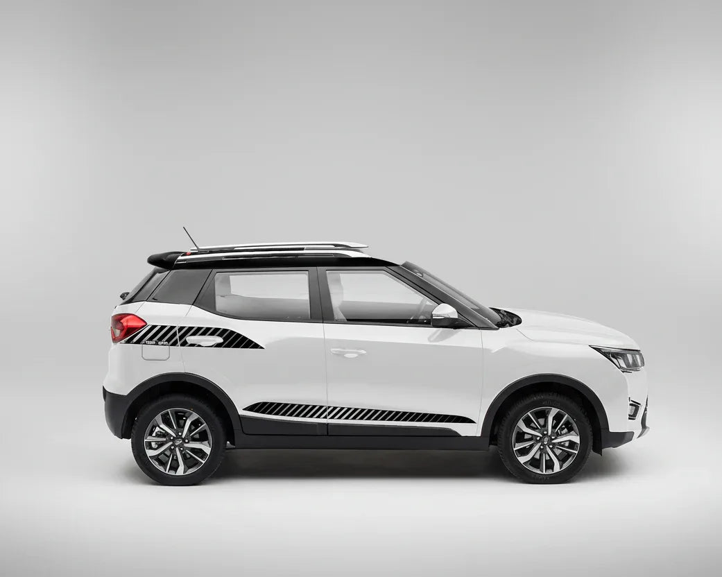 Energetic Edition Graphics for Mahindra XUV 300 white