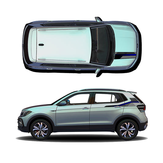 IDE GRAPHICS SERIES - Urban Edition for Volkswagen Taigun (Reflex Silver)