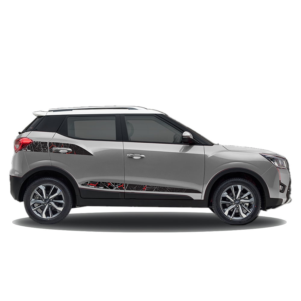 IDE GRAPHICS SERIES - Beatrix Edition for Mahindra  XUV 300 /2023-Present (Dsat Silver)