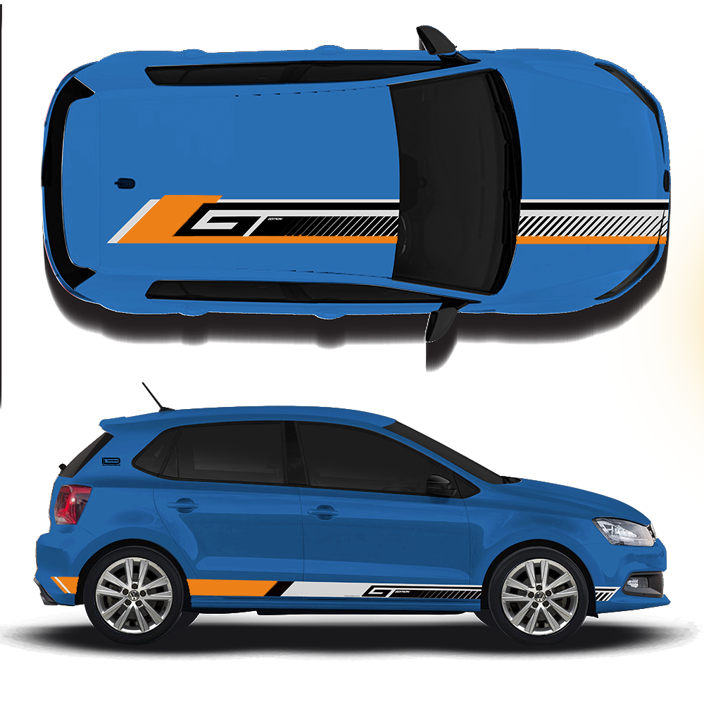 IDE GRAPHICS SERIES / GT EDITION / VW / POLO (Lapiz Blue)