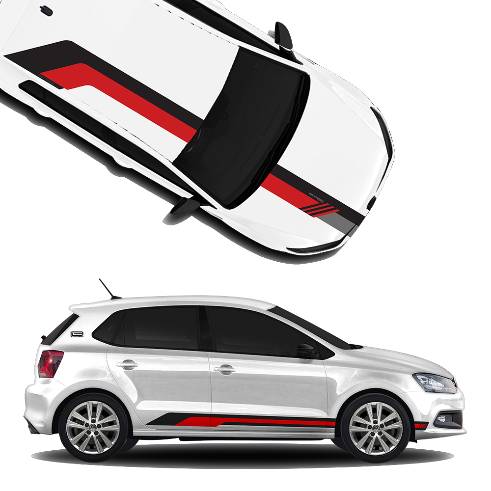 IDE GRAPHICS SERIES - Street Edition for Volkswagen Polo (Candy White)