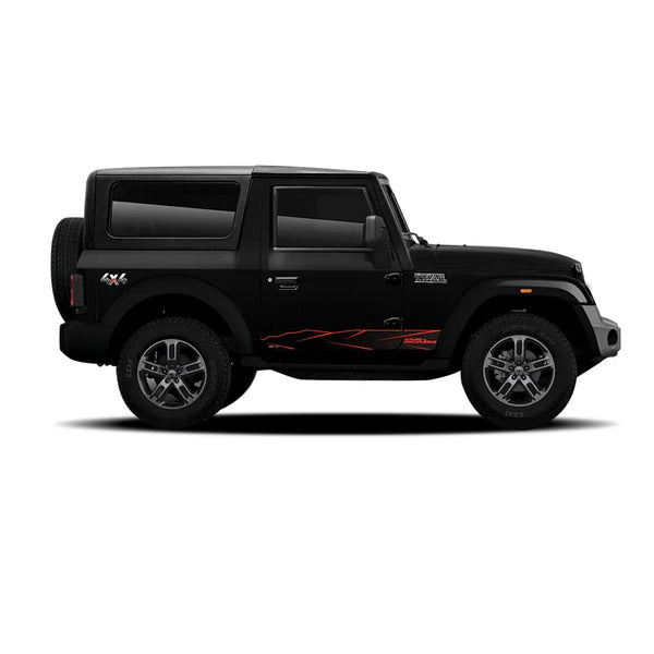 IDE Graphics Series - Urban Edition |  Mahindra Thar | Only Side Decals