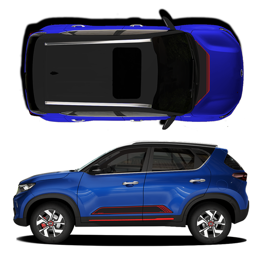 IDE GRAPHICS SERIES - Magnum Edition for KIA Sonet /2020-present (Intelligence Blue)